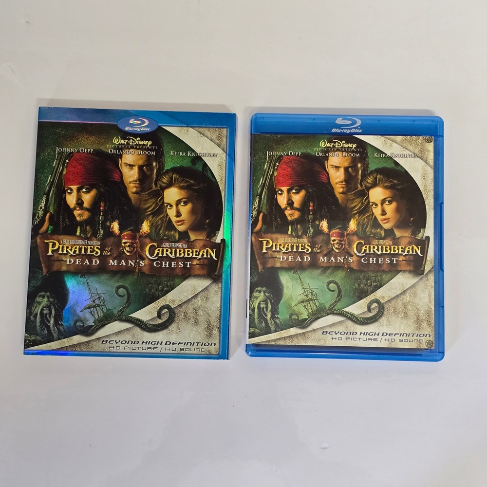 Pirates of the Caribbean Dead Mans Chest Blu-ray 2007 Action Adventure